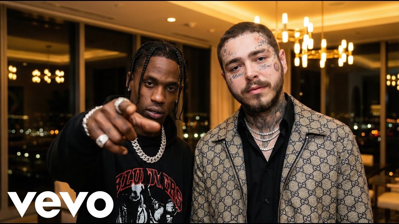 Post Malone x Travis Scott — No Pulse | Lyrics Video