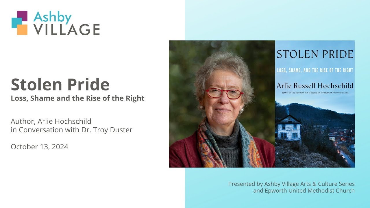 Stolen Pride, with Arlie Hochschild