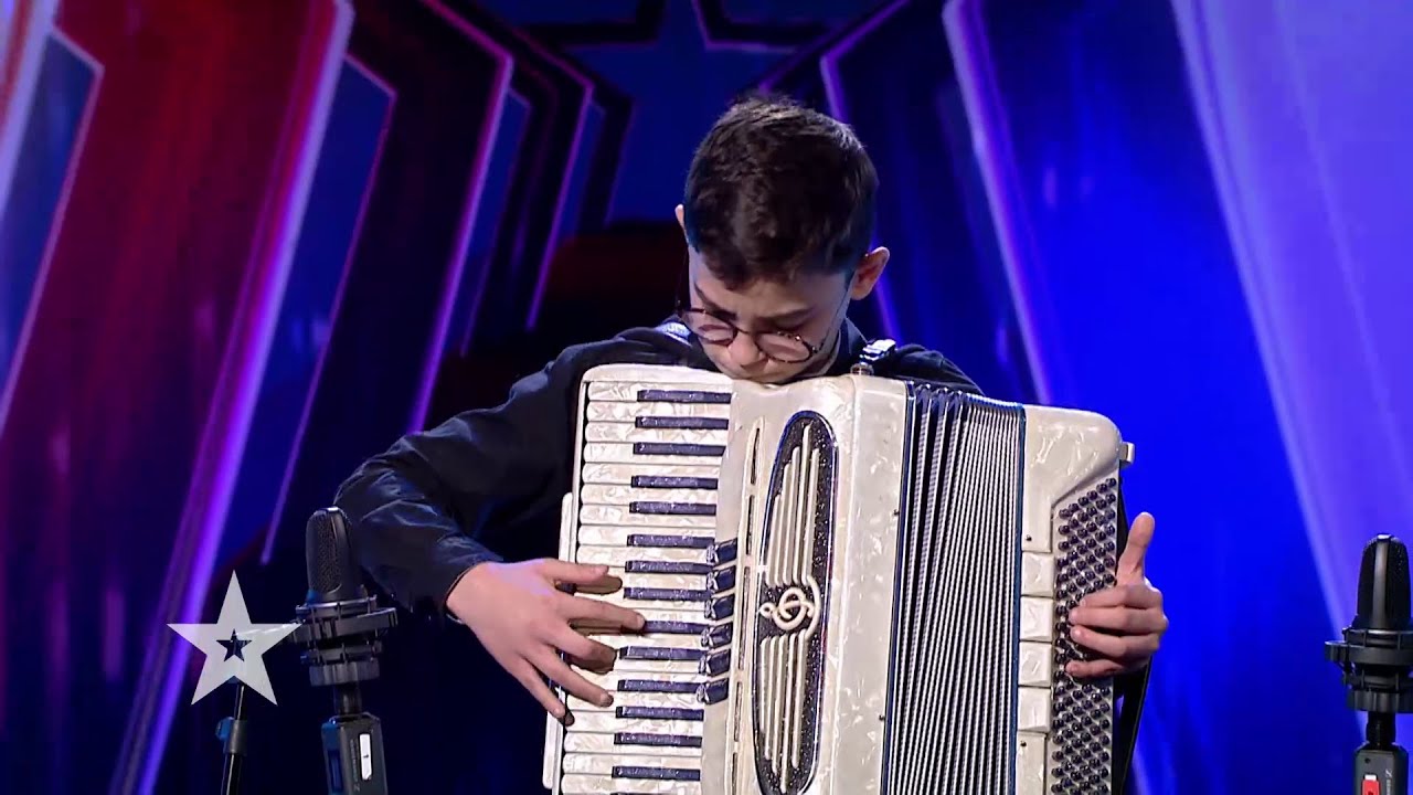 Românii au talent 2021: Yannis Boroș, interpretare impecabilă la acordeon