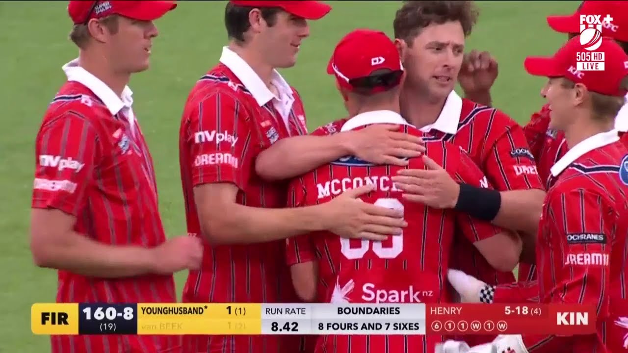 MATT HENRY 5/18 | CANTERBURY KINGS VS WELLINGTON FIREBIRDS | SUPER SMASH | 2024/25 | FULL HIGHLIGHTS