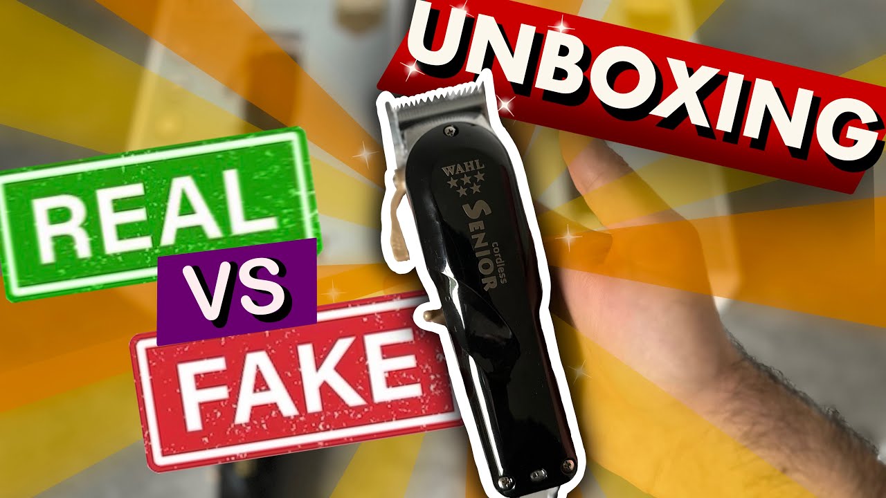 UNBOXING WAHL SENIOR CLIPPER (Real vs Fake clipper)