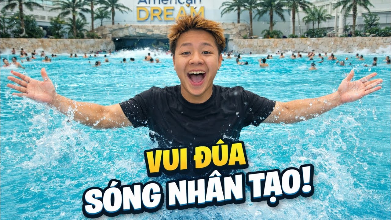 VLOG | một ngày trải nghiệm công viên nước trong nhà to nhất nước mỹ.! AMERICAN DREAM