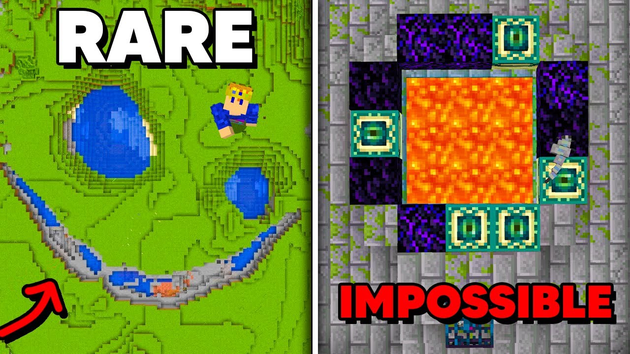 J'ai trouv&eacute; les SEEDS les plus BIZARRES de Minecraft ! (2 sont fausses)