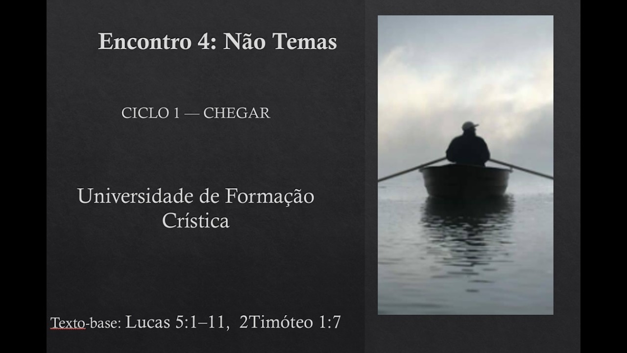 CICLO 1 - CHEGAR - NÃO TEMAS.