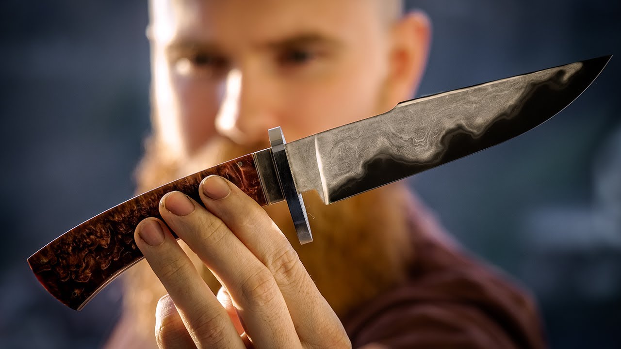 The Birth Of A Bowie Knife PART 3 (Engraving and Finishing)