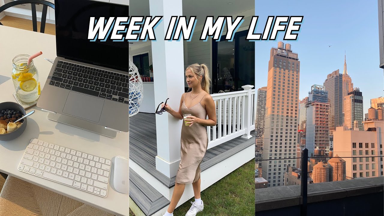 work week in my life: first week of work as an influencer marketing intern | maddie cidlik