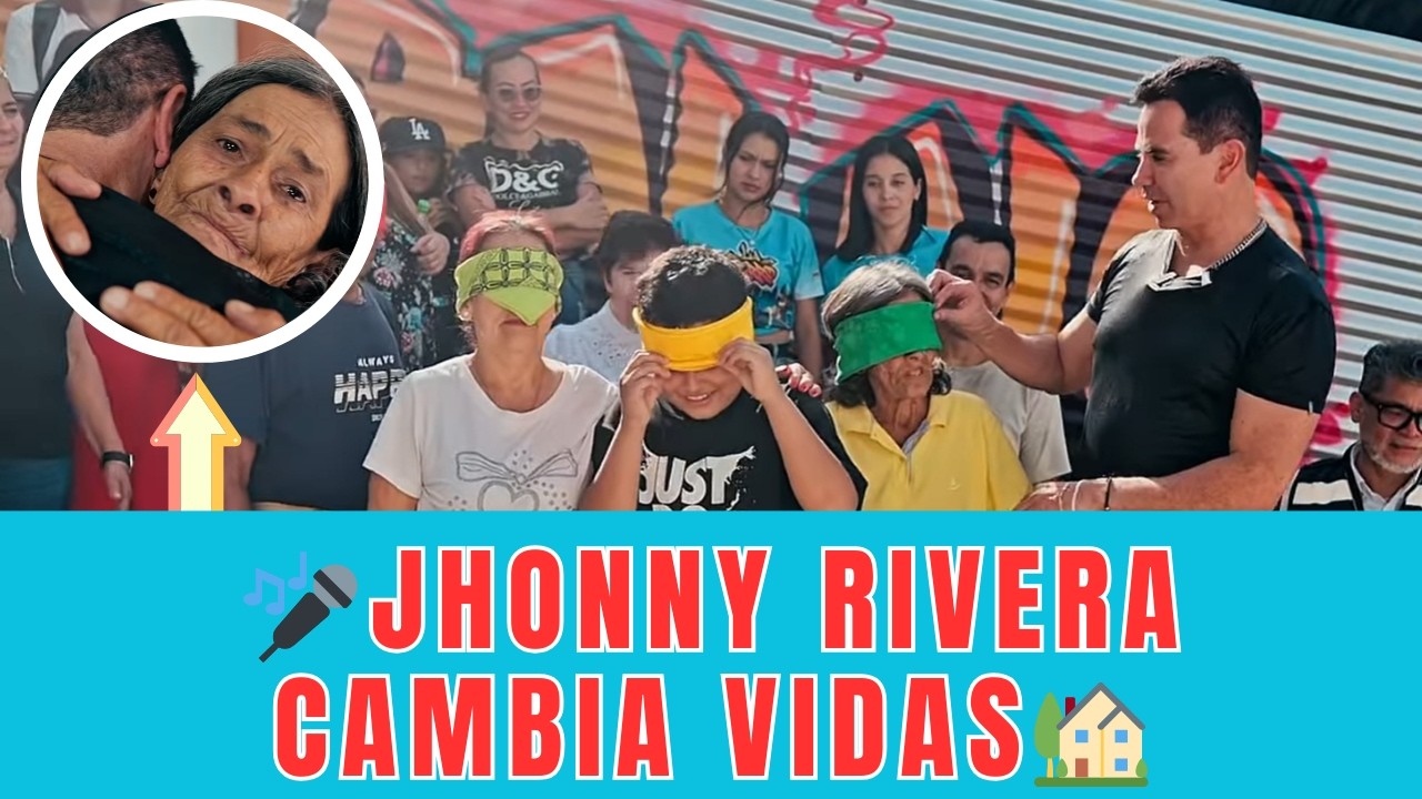 🏡CON LÁGRIMAS Y ABRAZOS: JHONNY RIVERA REGALÓ CASAS Y CUMPLIÓ SU GRAN PROMESA🎁