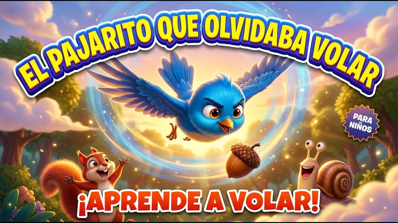 El Pajarito que Olvidaba Volar 🐦🎒 | Cuento Infantil con Valores