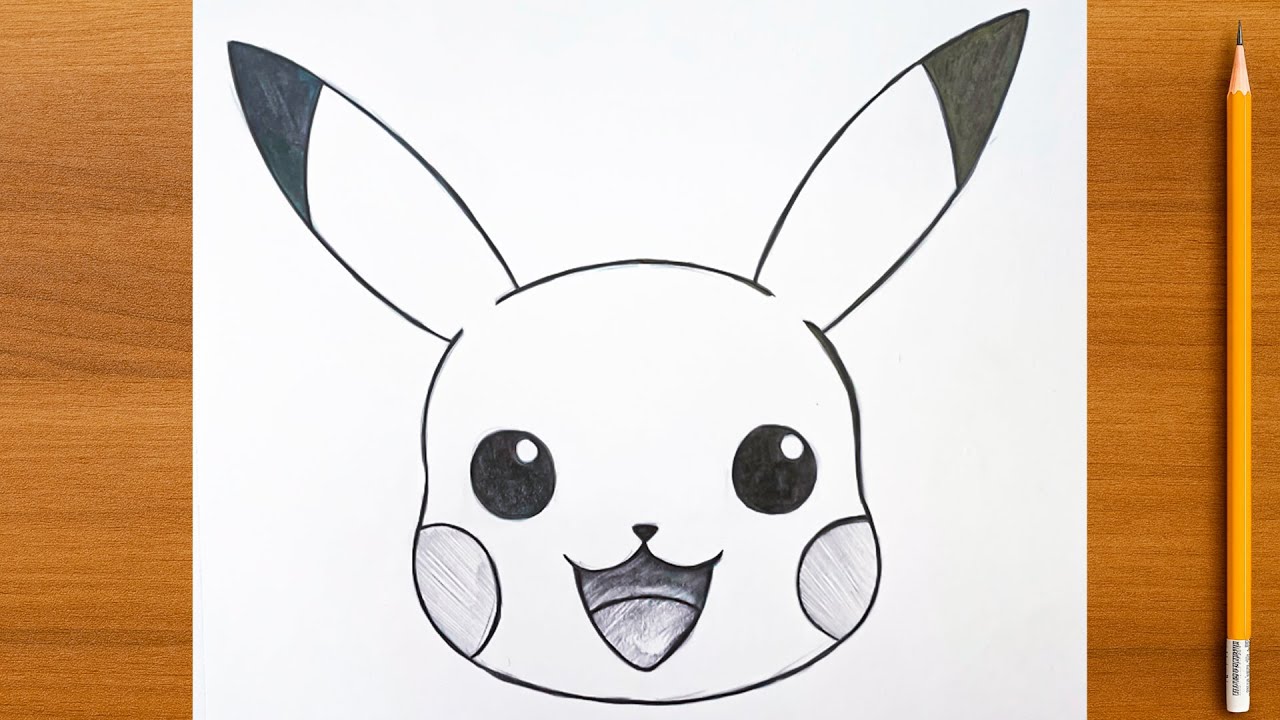 Dibujos f&aacute;ciles &ndash; C&oacute;mo dibujar a Pikachu paso a paso ✏️⚡ | Tutorial 2025