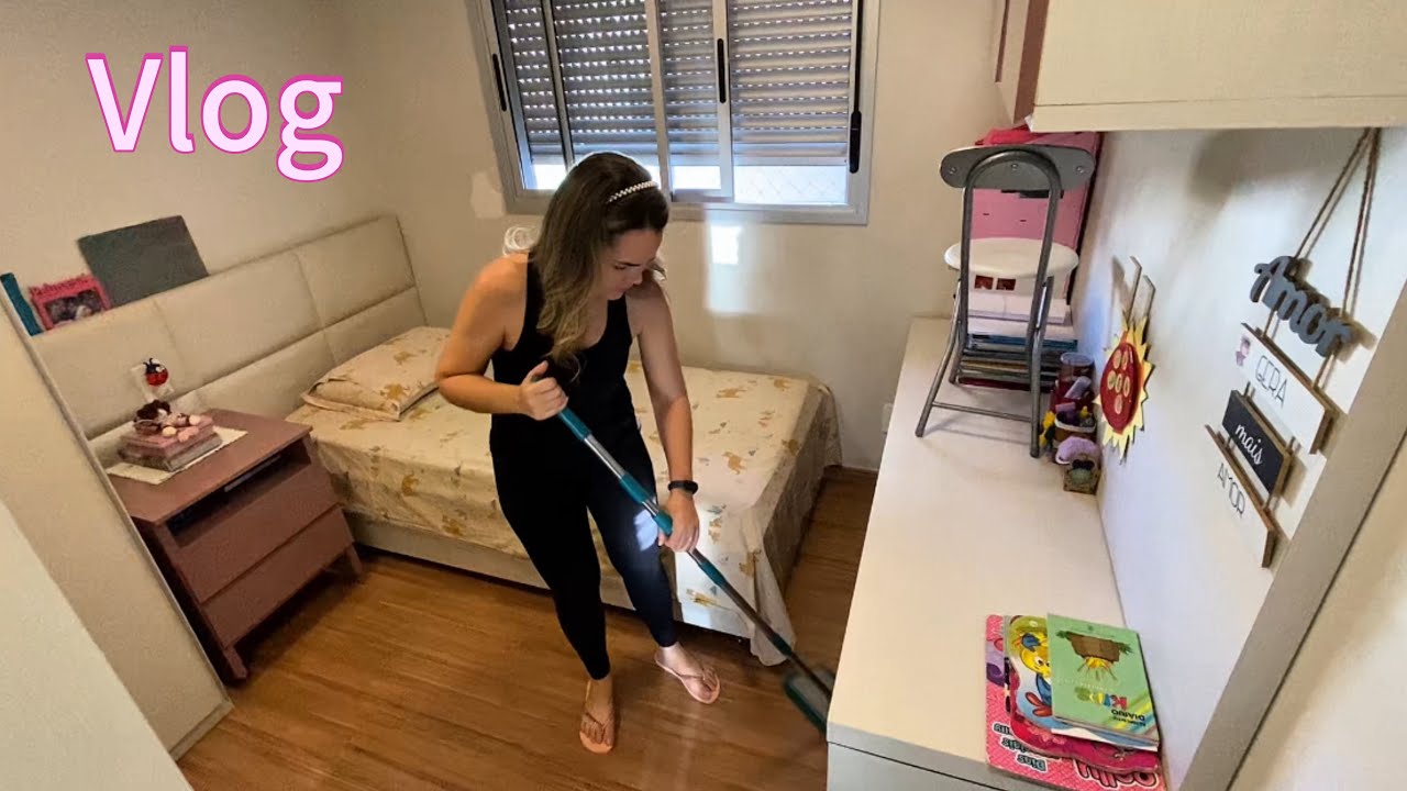 FAXINA NO QUARTO + OMELETE TURBINADA (Vlog de Casa) 🏡 