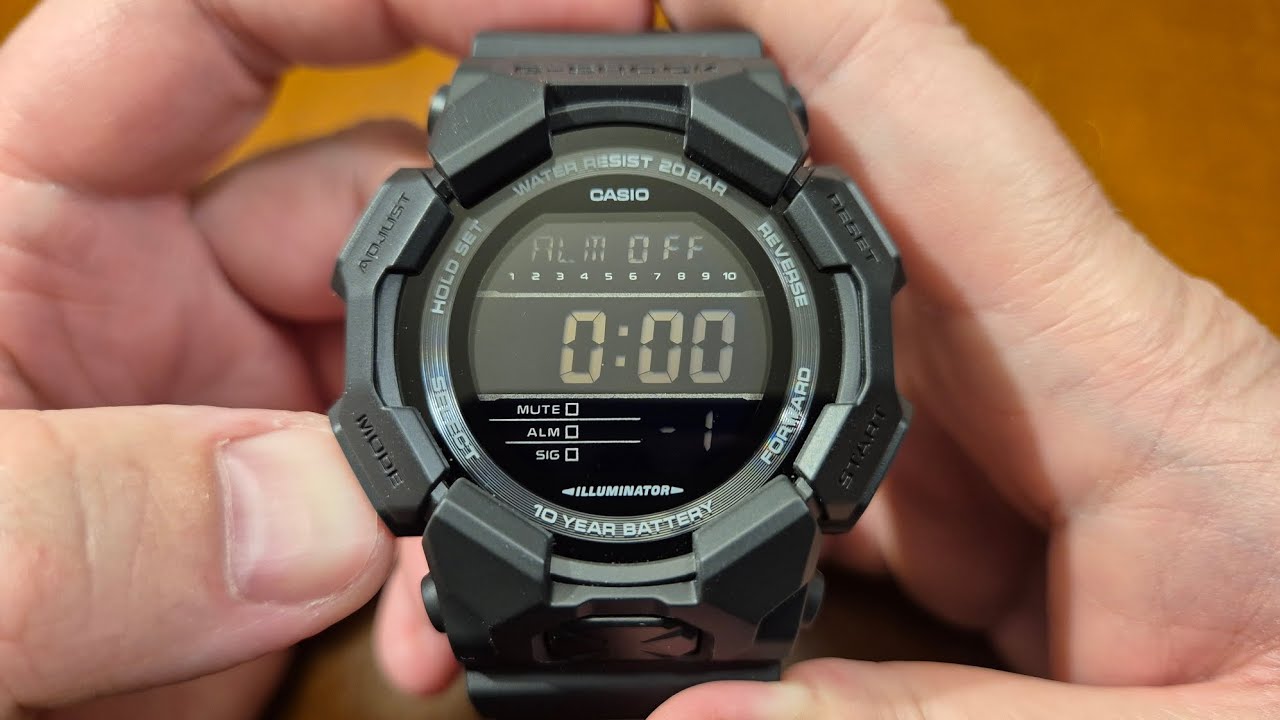 Jak wyłączyć alarmy w Casio G-Shock GD-010-1A1ER [PL]