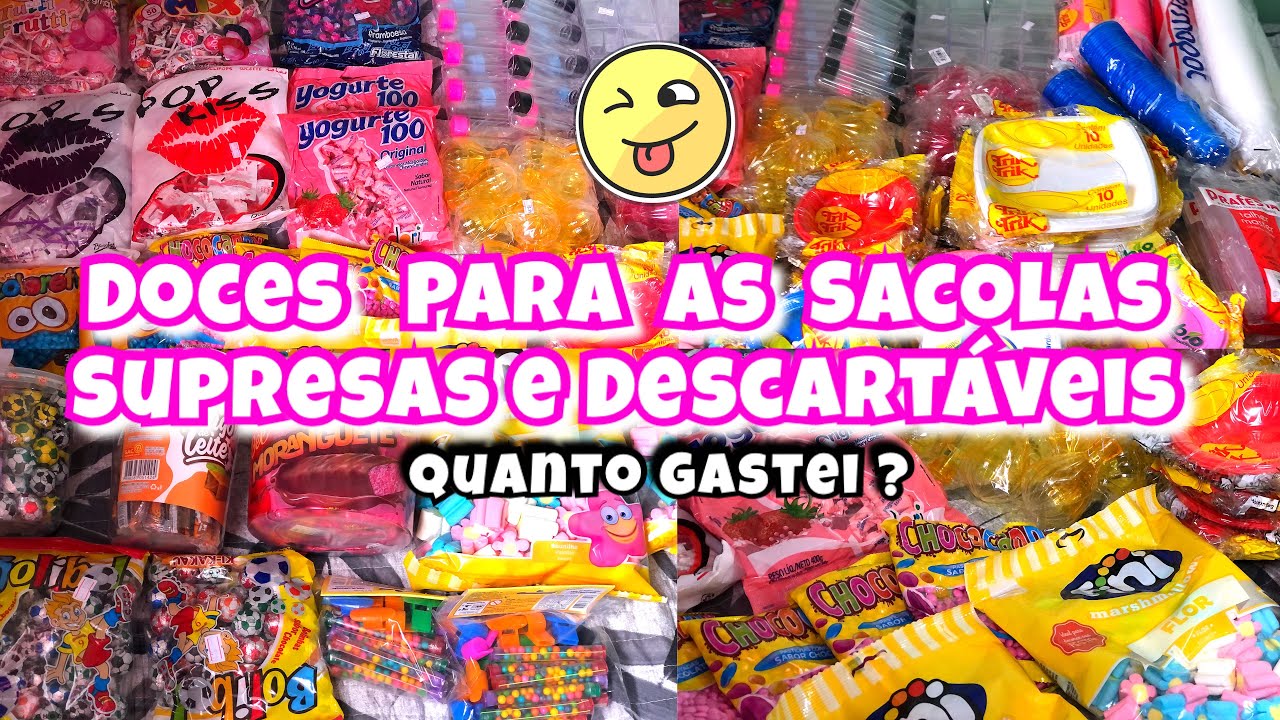 PREPARATIVOS PARA O ANIVERSÁRIO DA ELOÍSA| O QUE COMPRAR DOCES PARA SACOLINHA SURPRESA