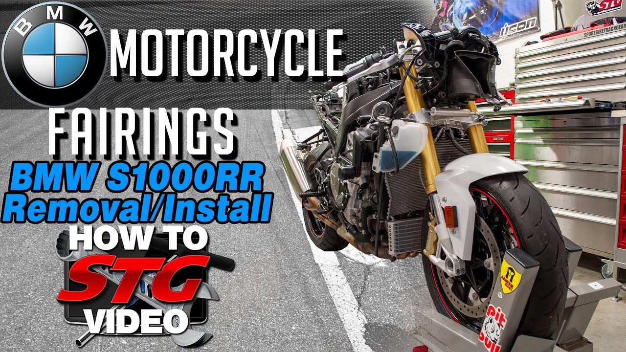 2018 BMW S1000RR Fairing Removal/Installation on our 2020 STG Project Bike | Sportbike Track Gear
