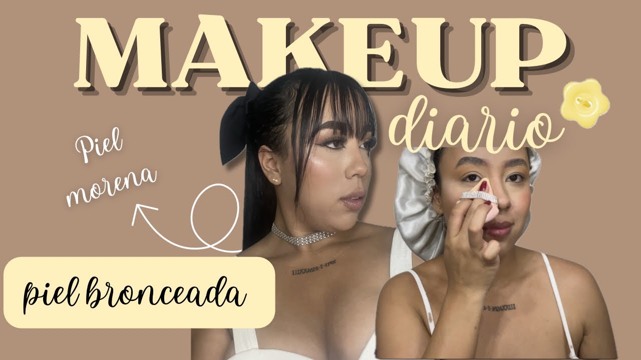 My everyday makeup routine🤎🍯🧸#makeup #rutina #girlpower #maquilladora #internacional 