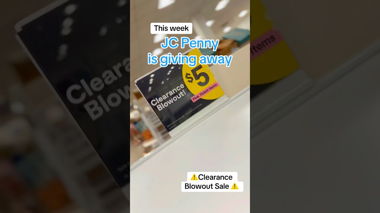 Massive JCPenny Blowout Clearance Sale&hellip;. (Thousands of Items Marked Down to $5)