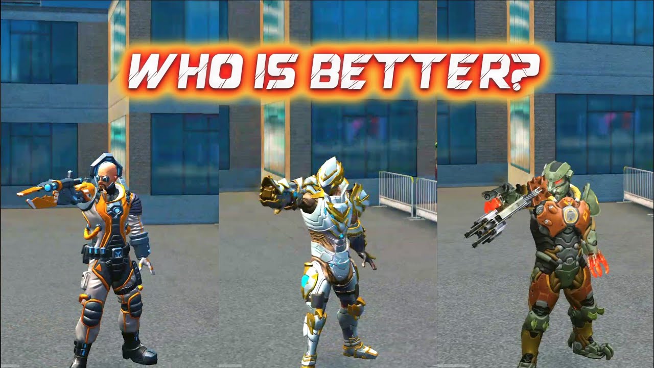 Dreadguard Vs Professor Cyborg Vs Elite Harbringer Comparison | Gangstar Vegas