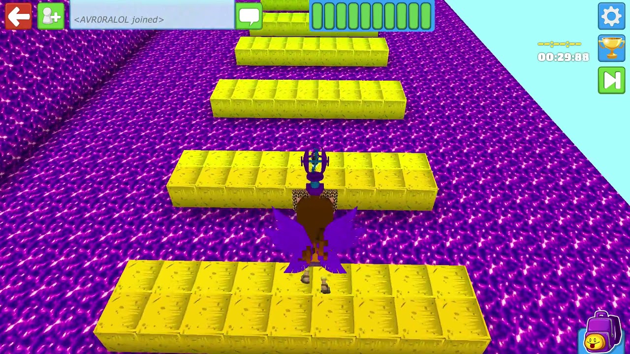Doing only impossible parkours in BlockStarPlanet