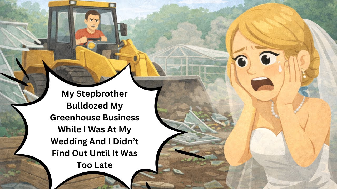 My Stepbrother Bulldozed My Greenhouse Business While I Was At My Wedding And I Didn’t Find Out...