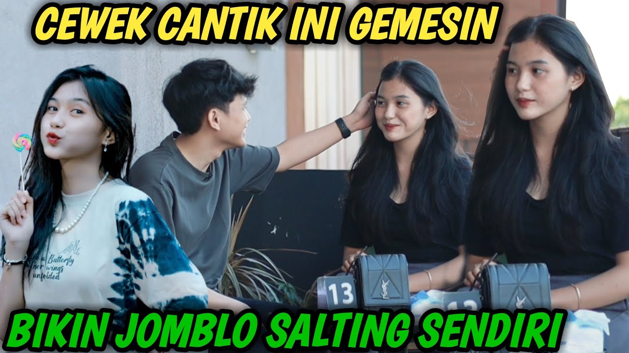 PRANK GOMBAL !!! CEWEK INI MALAH BIKIN SALTING SENDIRI