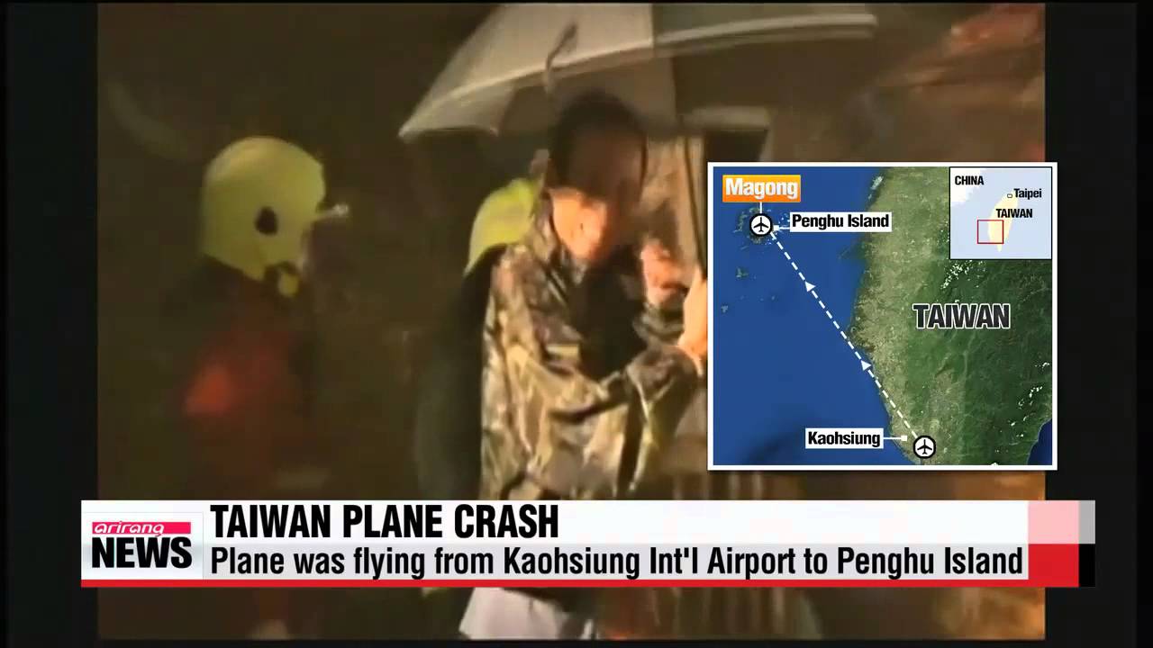 Dozens dead in Taiwan passenger plane crash