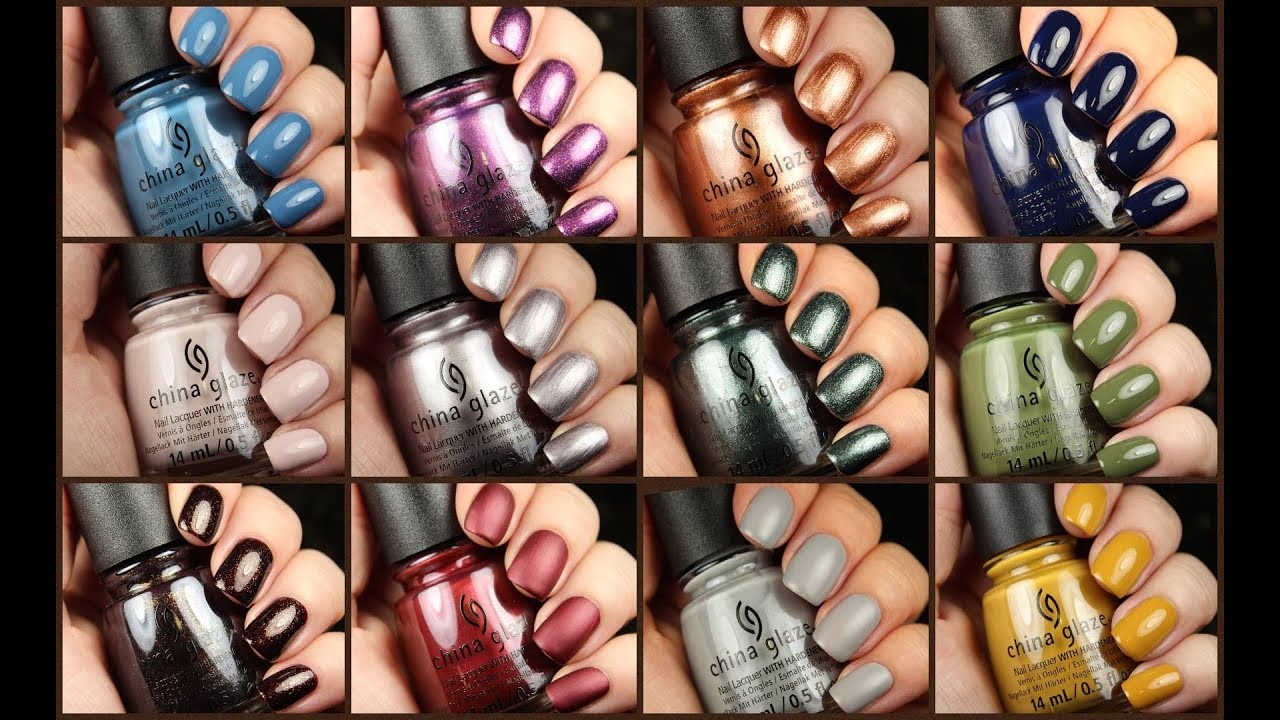 China Glaze Ready to Wear | Fall 2018 | Live Application + Dupes!