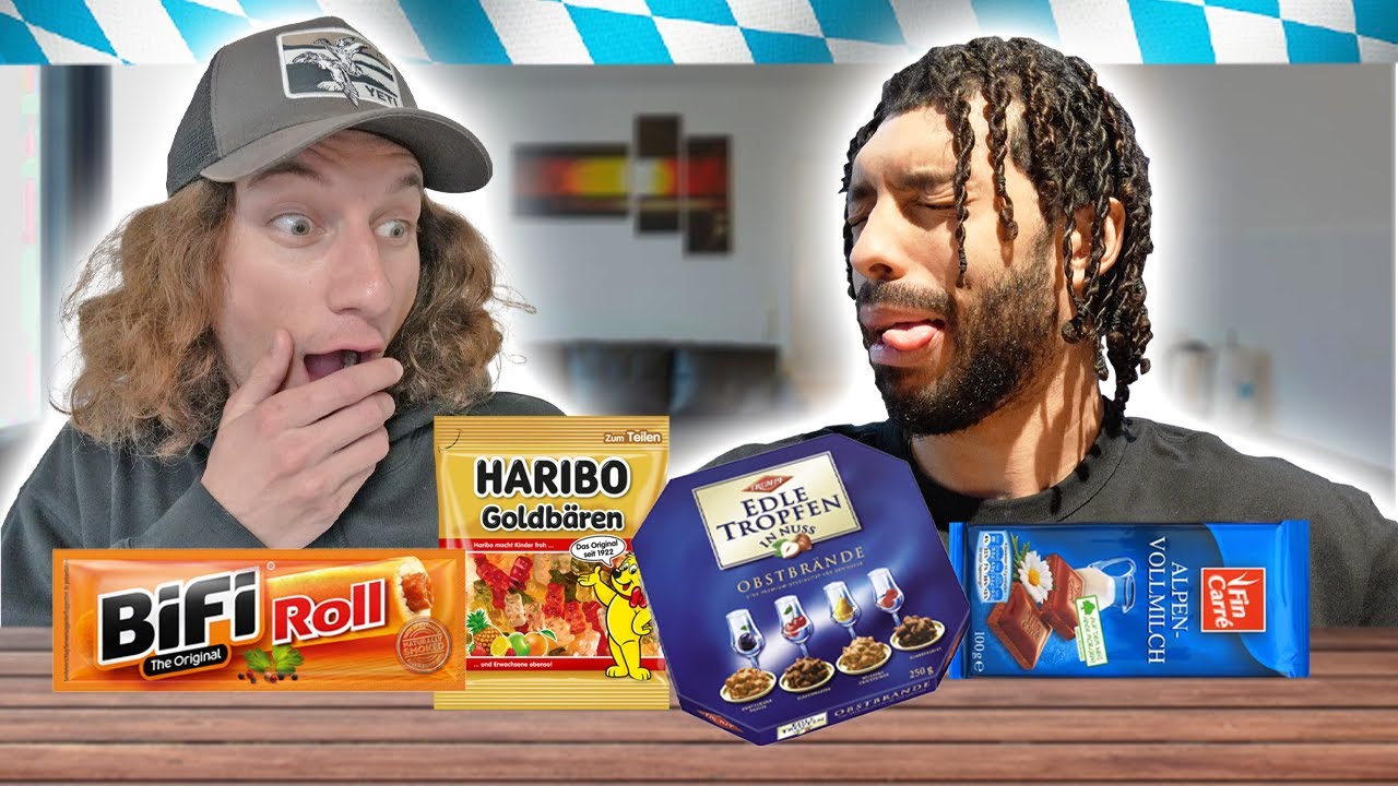 American Tries German Food For The First Time & Dubai Chocolate!