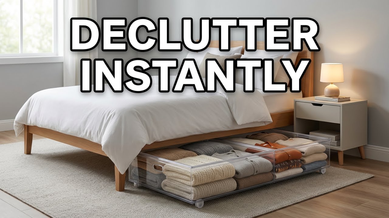 Under-Bed Storage Organizer – Best Space-Saving Storage Box