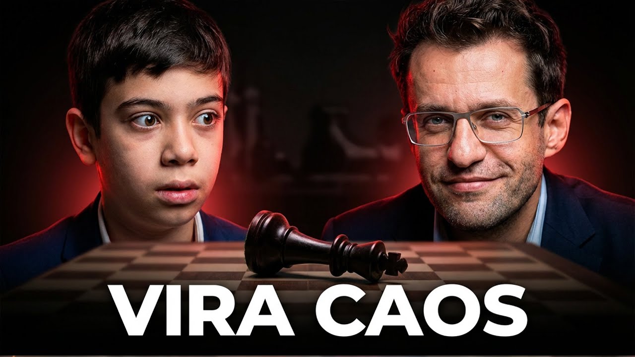 Faustino Oro ENCARA Aronian e o Blitz VIRA CAOS