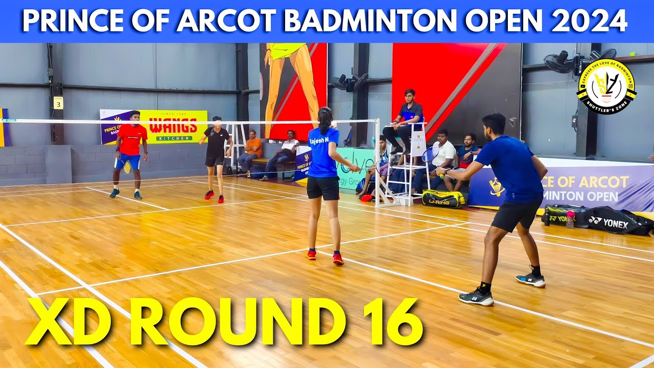 KALAI/SARANYA vs MANIKANDAN/NITHEESHA | XD ROUND 16 | PRINCE OF ARCOT OPEN BADMINTON TOURNAMENT 2024
