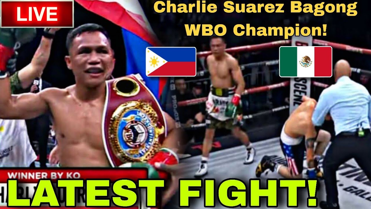 LATEST FIGHT! 1ST round TKO! 🇵🇭 Charlie Suarez vs 🇲🇽 Manuel Avila Fight!