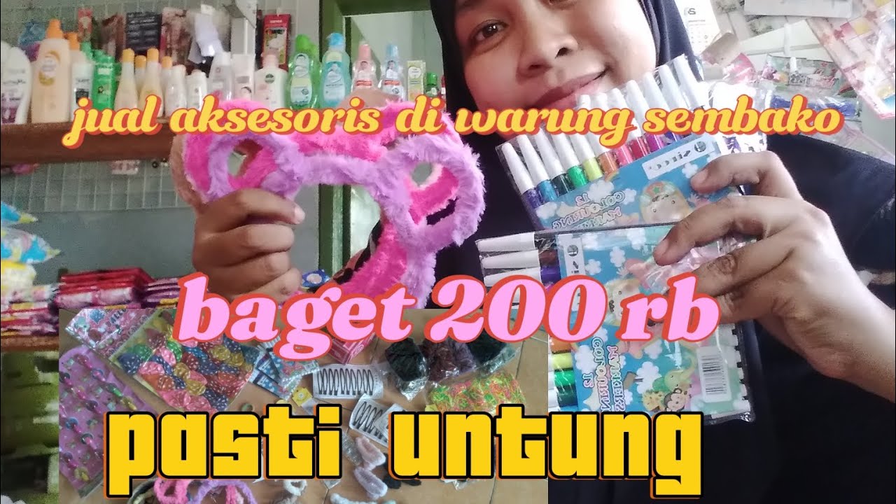 Anboxing paket aksesoris untuk d jual || di warung sembako