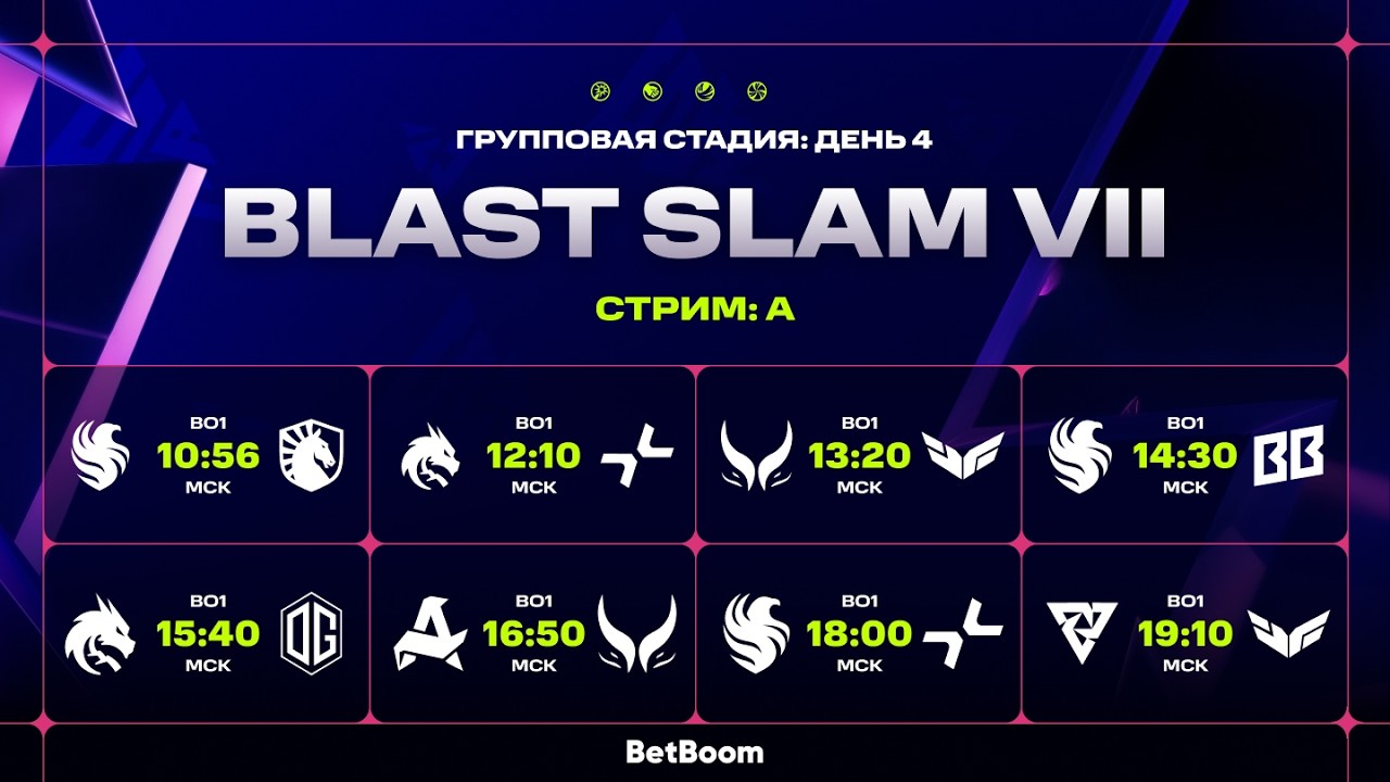 BLAST Slam VII, Online Group , Day 4 -  STREAM A