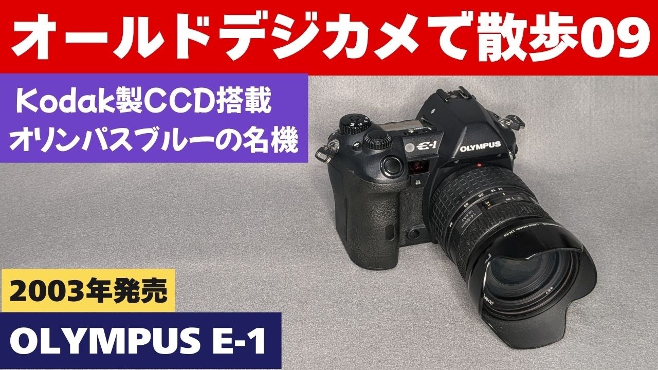 【S091】私が初めて買ったデジタル一眼レフ「OLYMPUS E-1」を持って、雨の「川越」を歩いた～オールドデジカメで散歩その９～