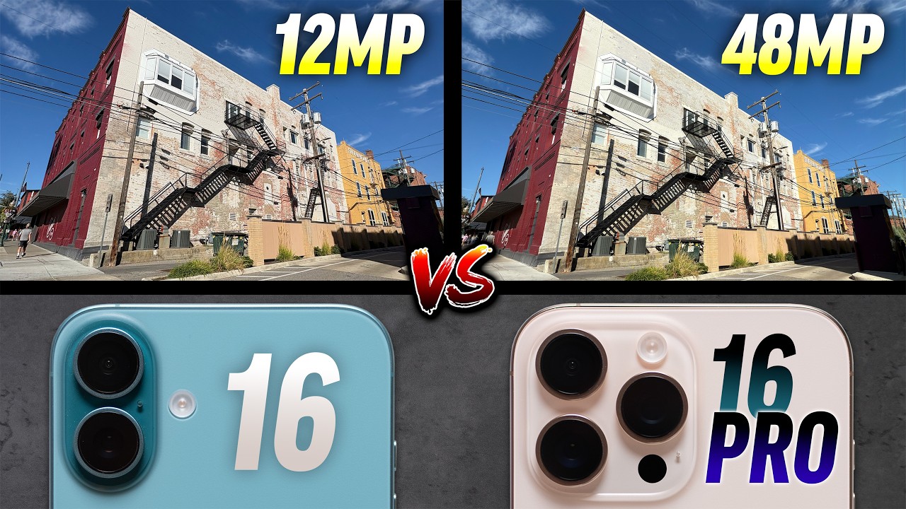 iPhone 16 vs 16 Pro Camera Test - SHOCKING Differences!