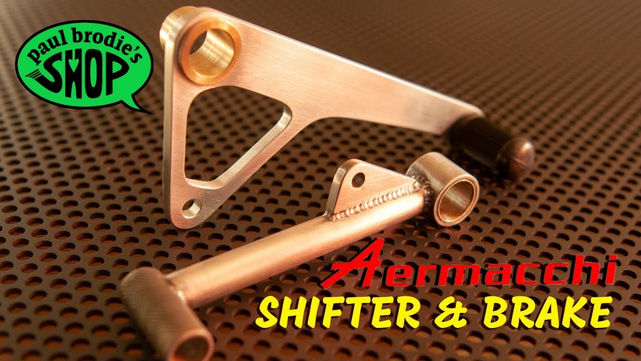 Aermacchi shifter and brake  - with Paul Brodie