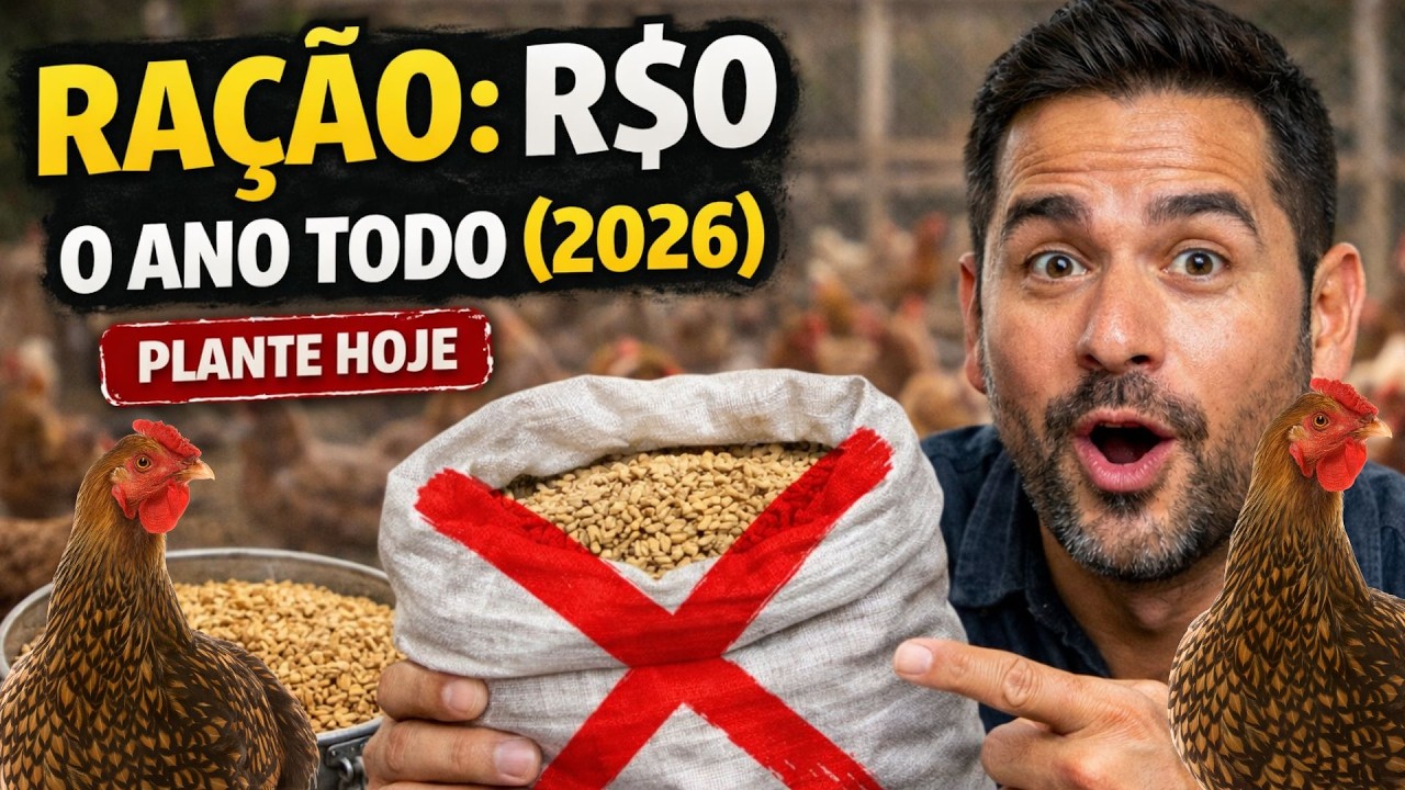 Última chance! Plante isso hoje e suas galinhas comerão de graça durante todo o ano de 2026
