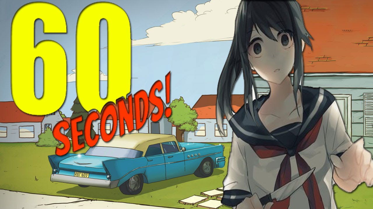YANDERE CHAN CHALLENGE | 60 Seconds Game
