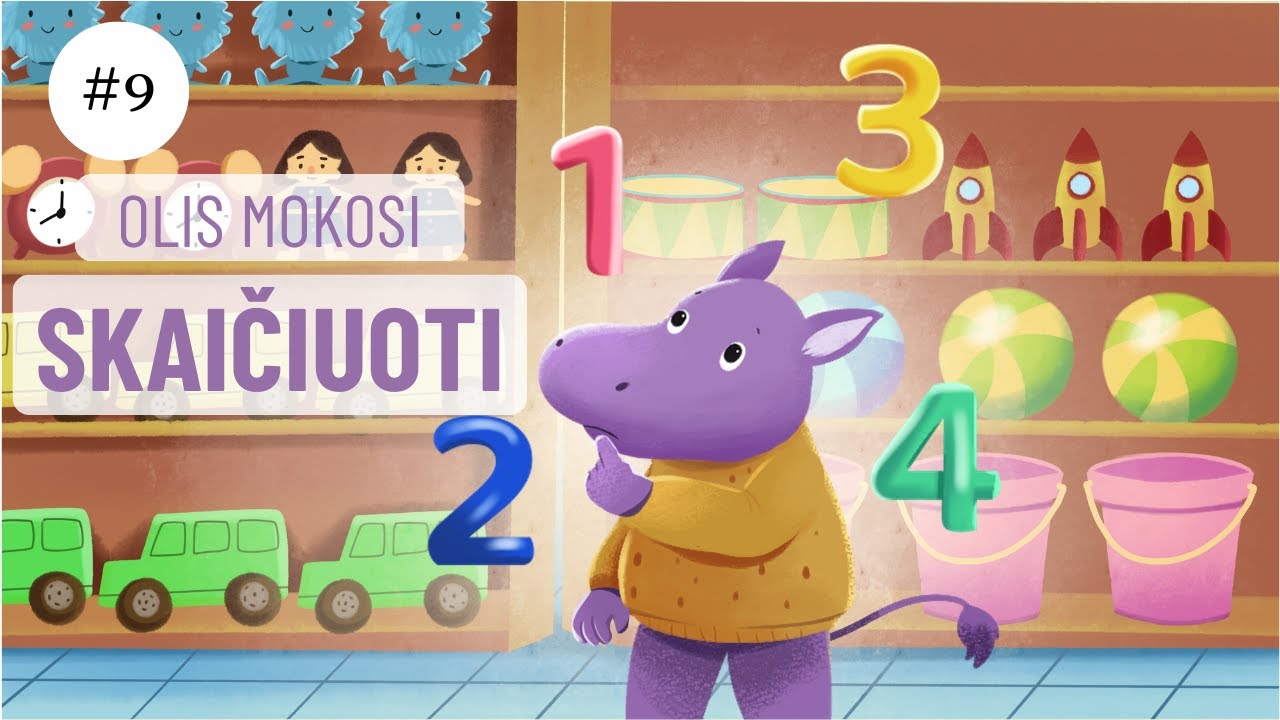 Olio pasakos - Olis Mokosi Skaičiuoti | Audio pasaka vaikams | #9 originali
