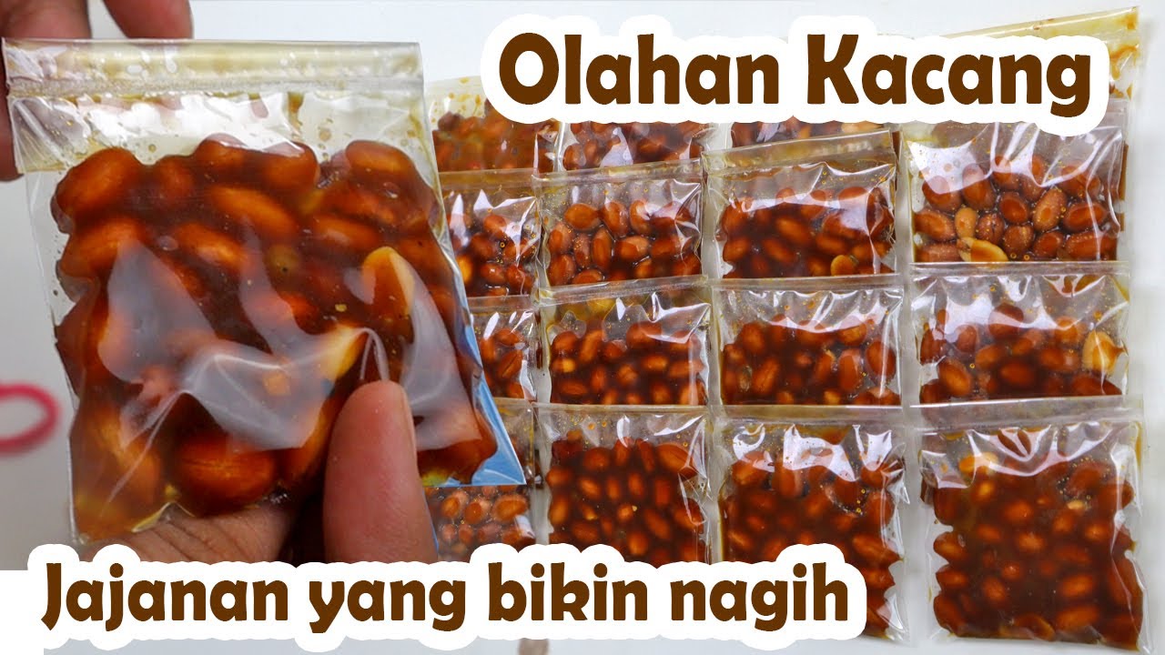 OLAH KACANG JADI JAJANAN JADUL ENAK INI !! RESEP MUDAH IDE BISNIS KACANG ASAM MANIS JADUL