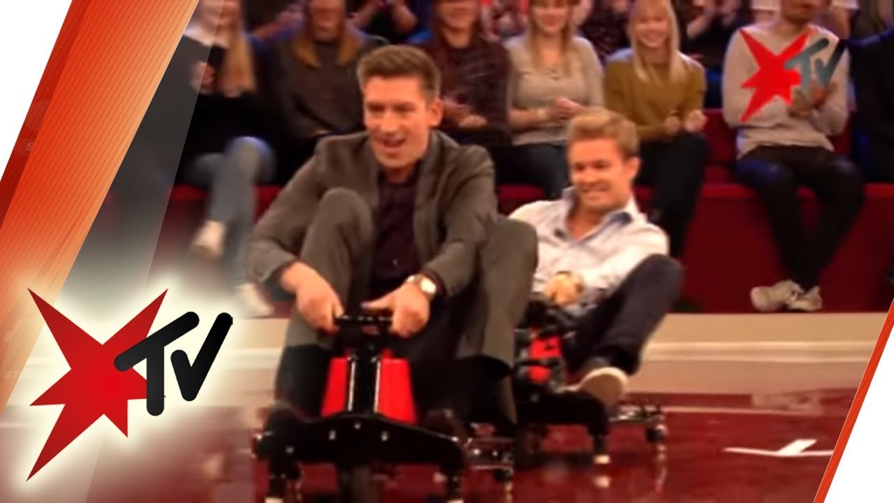 Нико Росберг прокатился на Crazy Kart в развлекательной программе на немецком канале