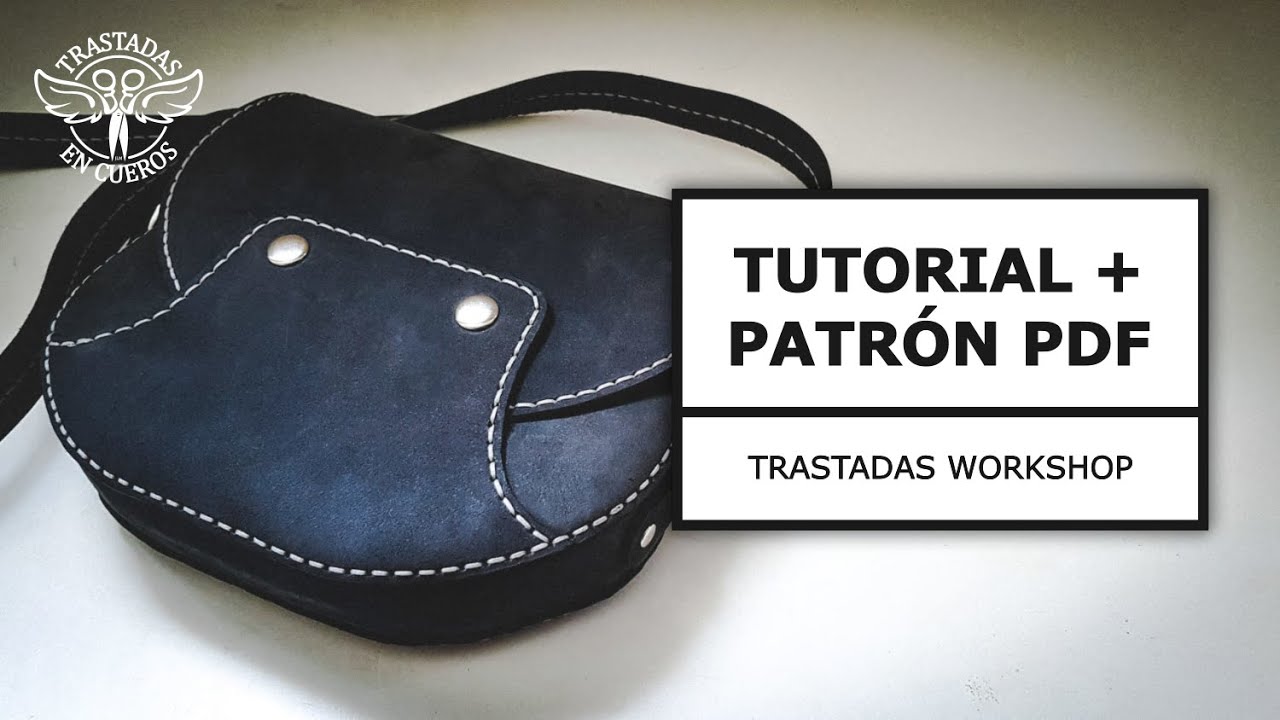 🔴 PATRÓN DE CUERO GRATIS. Cómo hacer un BOLSO 