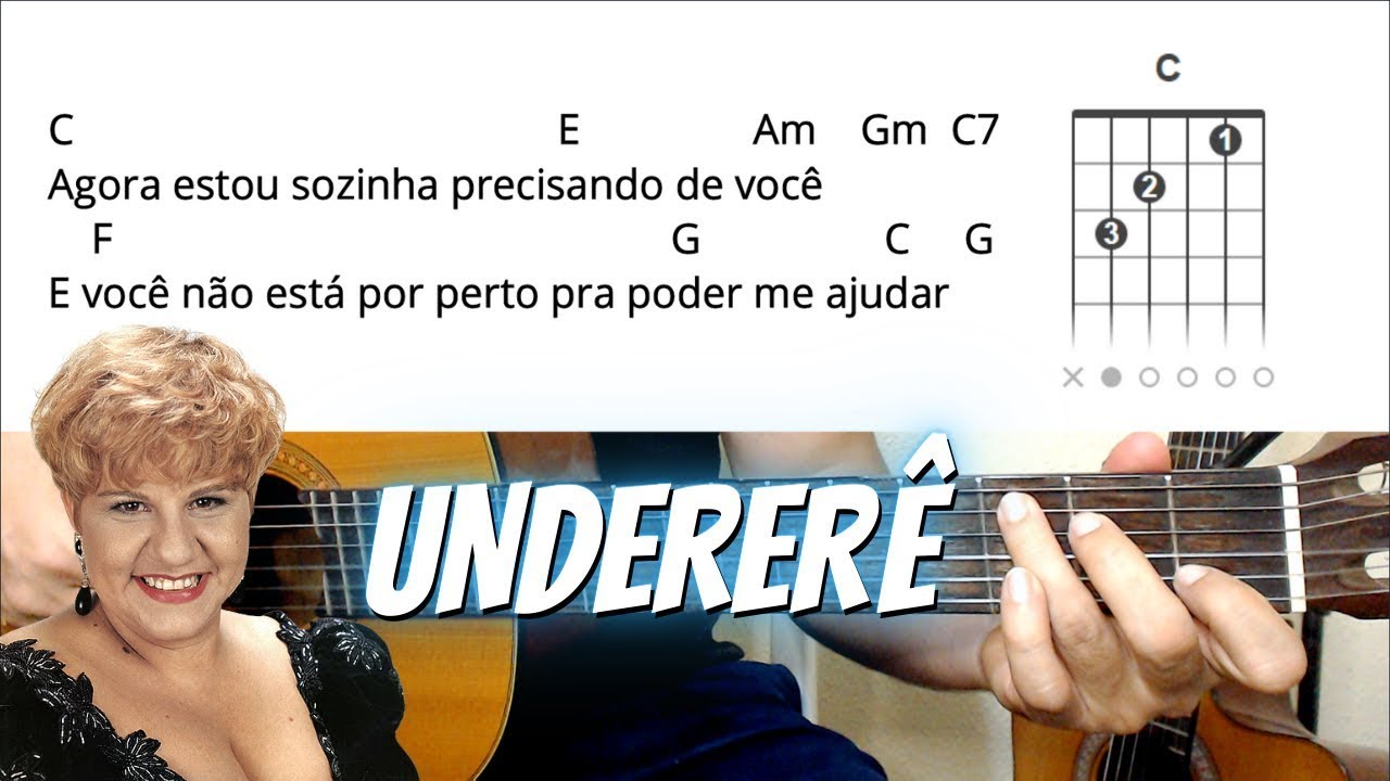 Como Tocar UNDERERÊ Desejo de Amar - Eliana de Lima Cifra Simplificada   Aula de Violão