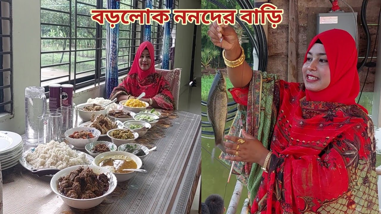 বড়লোক সুন্দরী ননদের বাড়ি বেড়াতে গেলাম! 😍  #rich_sister