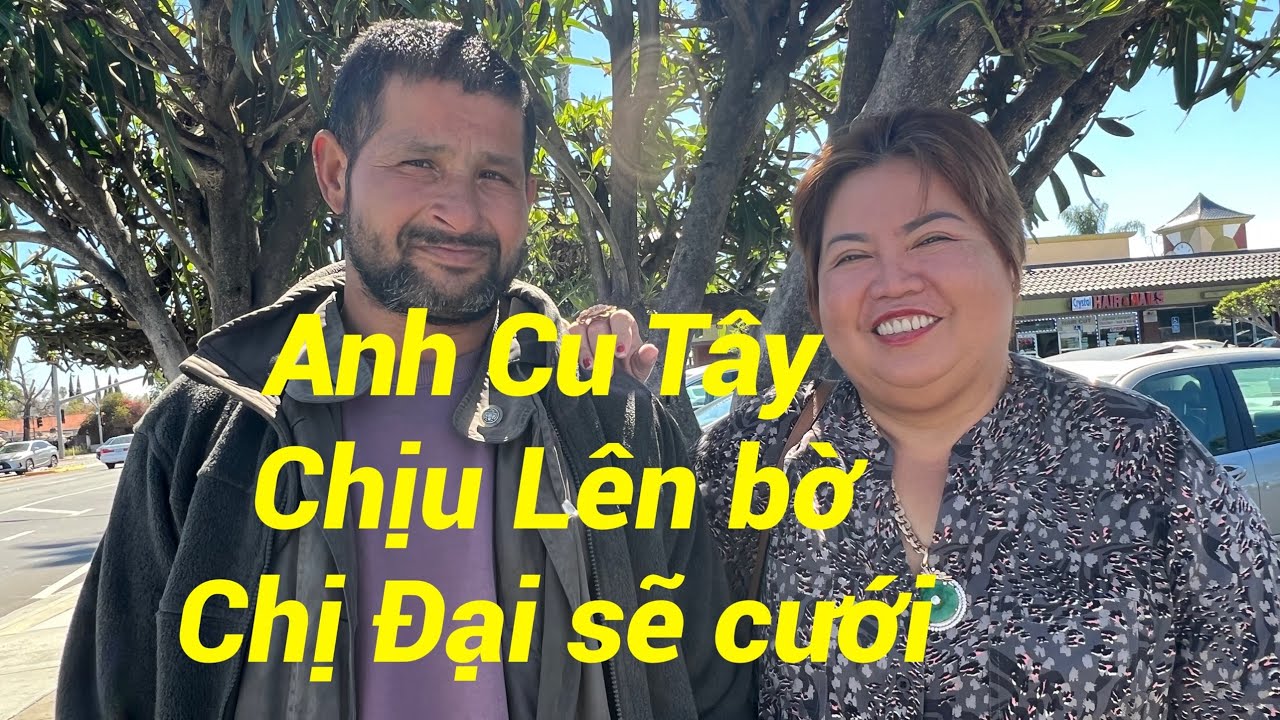 ANH CU TÂY GẶP CHỊ ĐẠI ĐÒI ĂN THỊT CHỊ ĐẠI NÓI KHÔNG LÊN BỜ THỊT ĐÂU MÀ ĂN. ĂN TỪ TRÊN XUỐNG DƯỚI .