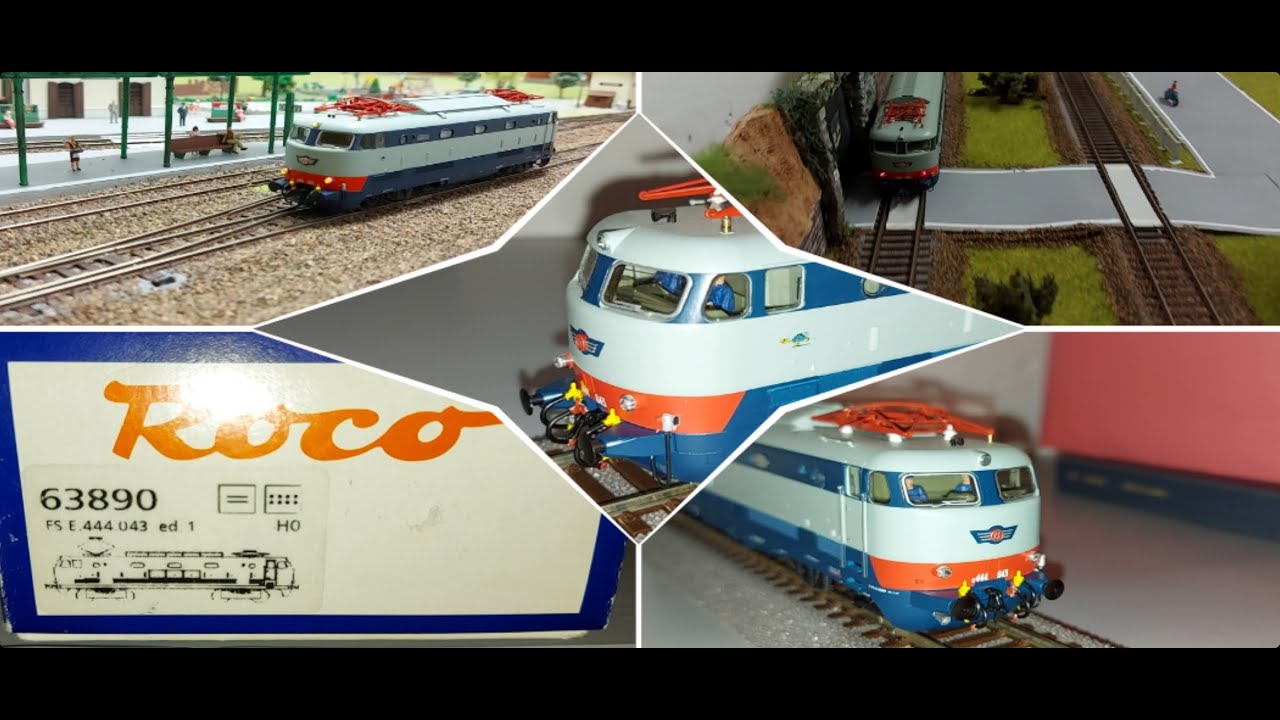 Roco Fs E 444.043  cod. 63890 Dcc unboxing 