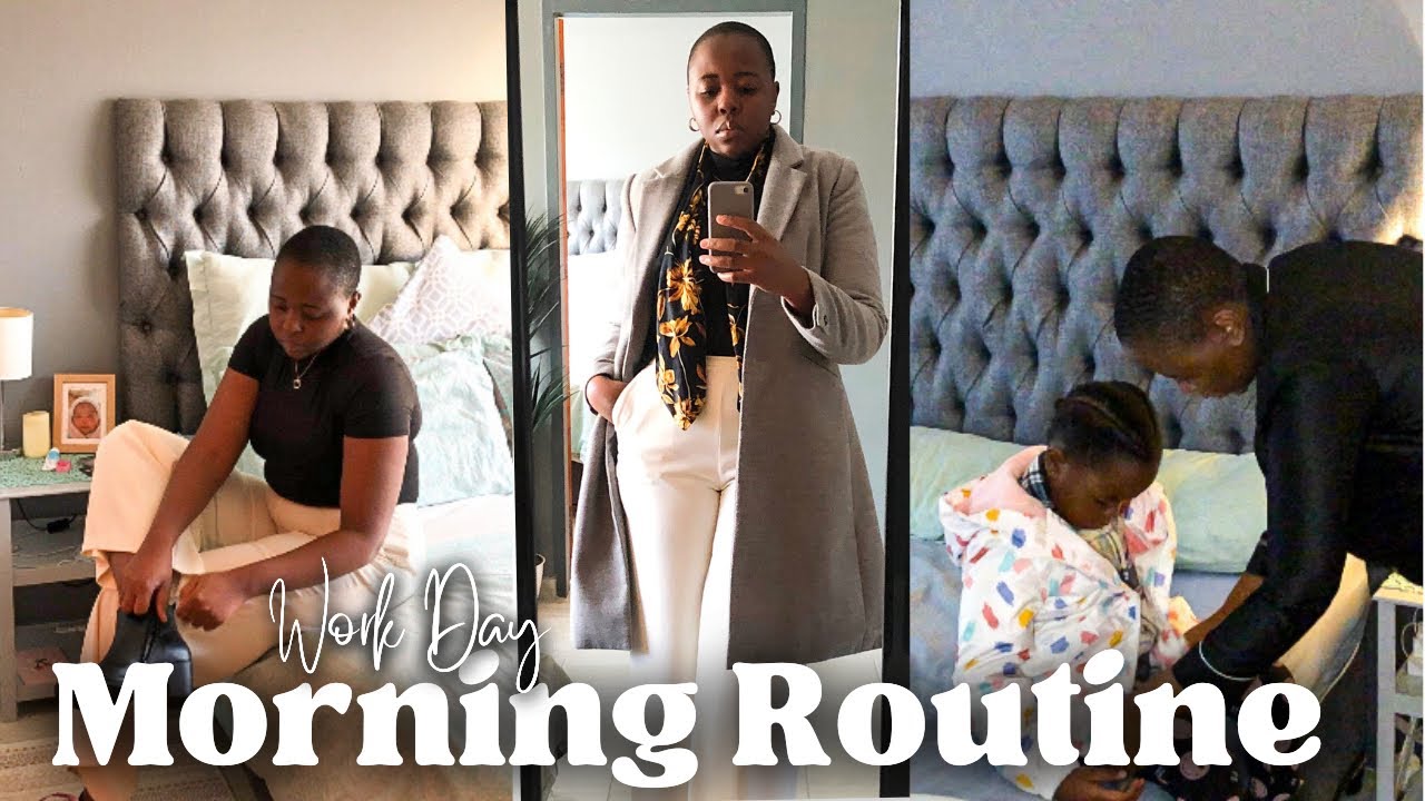 My work day morning routine | How I prepare for my 9-5 work day | South African YouTuber