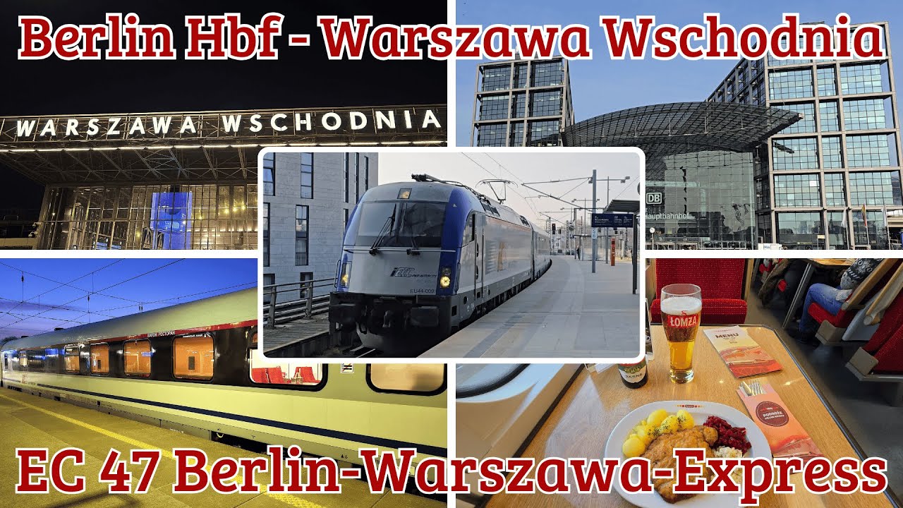 EC 47 PKP Berlin-Warszawa-Express | Zugfahrt Berlin Hbf nach Warszawa Wschodnia | TRIP REPORT