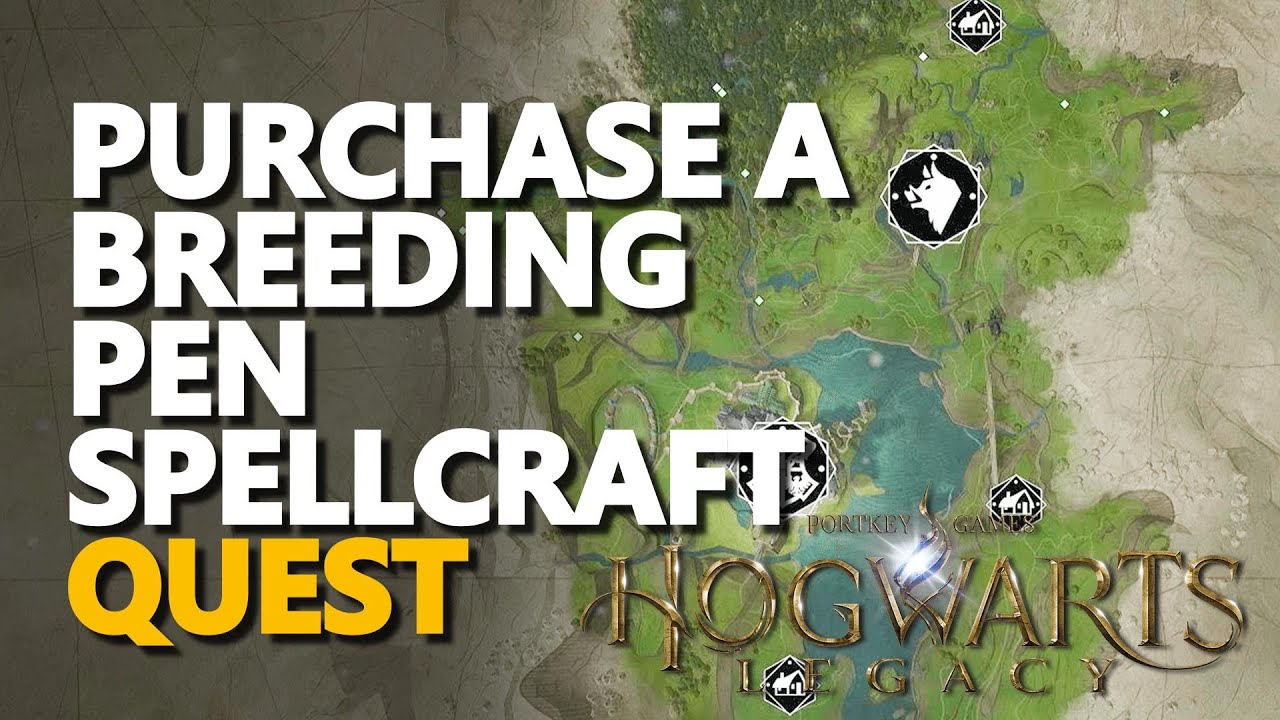 Purchase a breeding pen spellcraft Hogwarts Legacy