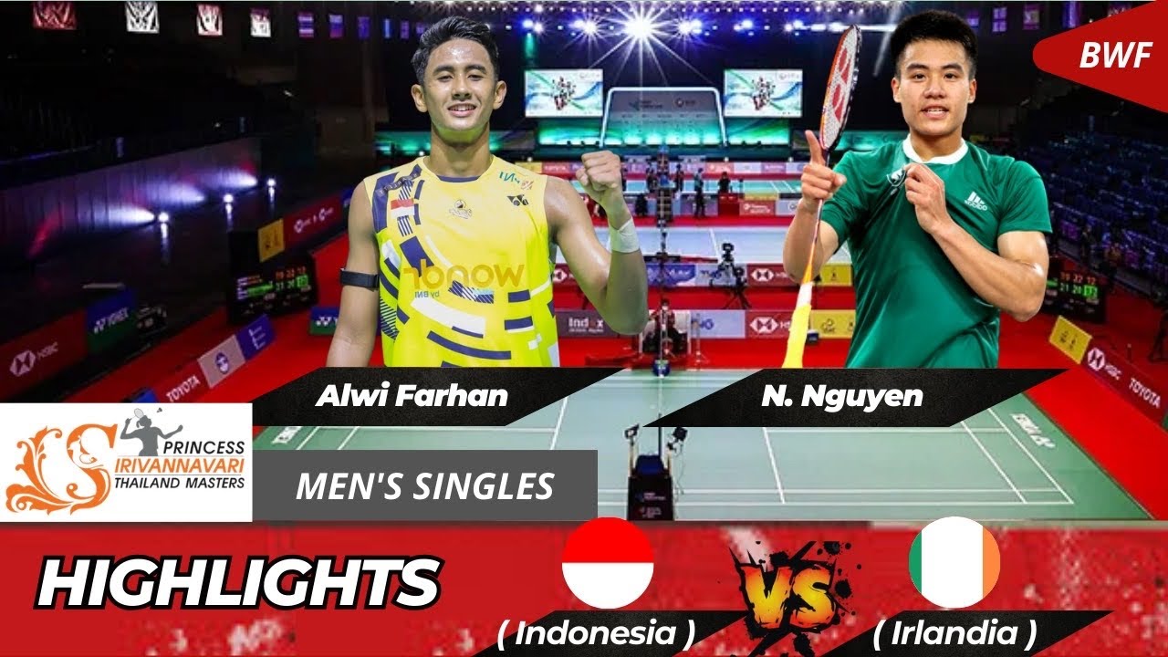 Alwi Farhan (INA) vs. N. Nguyen (IRD) | Thailand Masters Badminton 2025