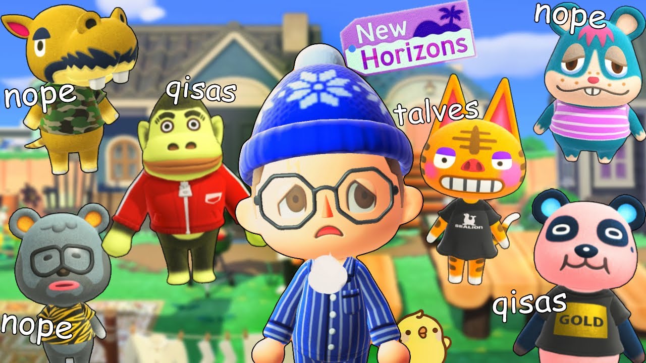 Elijo al PEOR VECINO de CADA ESPECIE 🤕🔥 en Animal Crossing New Horizons 🌴